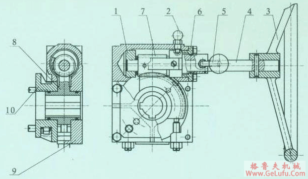 XLHJ系列离合式阀门减速机适用范围及技术参数与结构简介(图3)