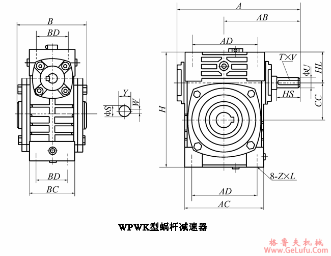 WP、WD型蜗杆减速机