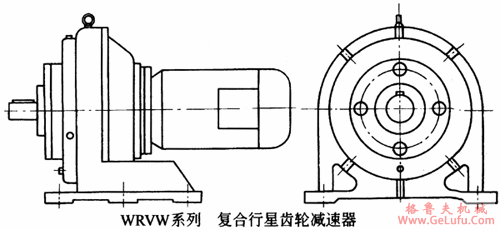 WRVW系列复合行星齿轮减速器产品特点及性能参数