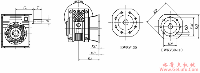 EWRV系列蜗轮蜗杆减速机