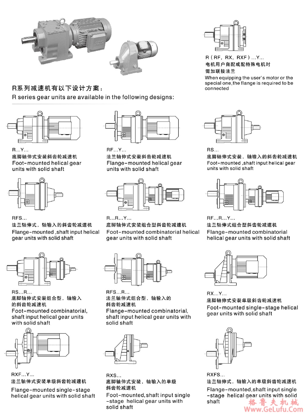 R27、RF27、RS27、RFS27硬齿面斜齿轮减速机(图1)