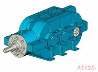 SPJ-800型矿用减速机外型结构尺寸(图2)
