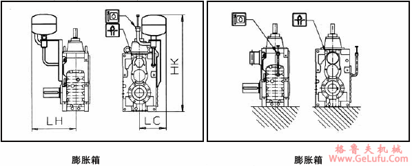 MC系列硬齿面中型齿轮减速机安装尺寸(3级锥齿轮斜齿轮减速机竖立安装)(图3)