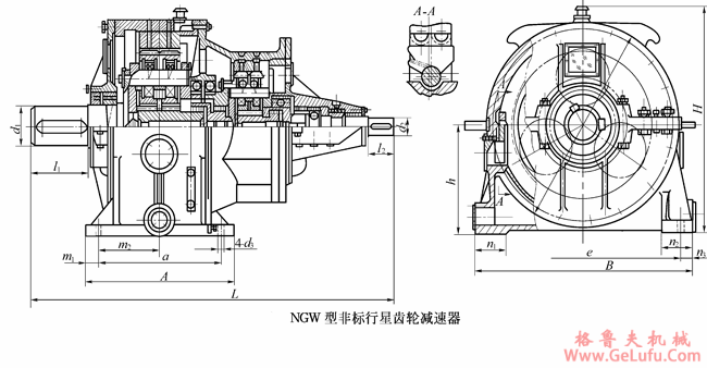 NGW型非标行星齿轮减速机结构原理(图2)
