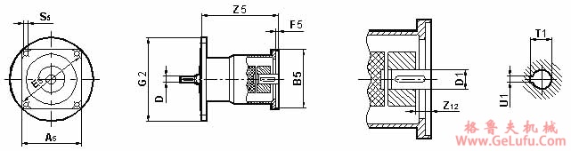 JF系列减速机产品附件－伺服电机接盘(GB10095-88)(图2)