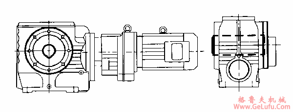 MN系列圆柱蜗杆减速机的结构形式2(图4)