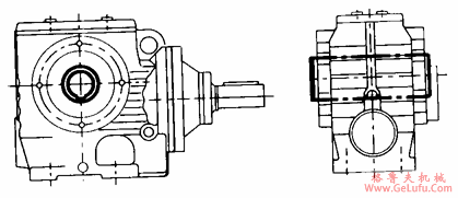 MN系列圆柱蜗杆减速机的结构形式2(图5)