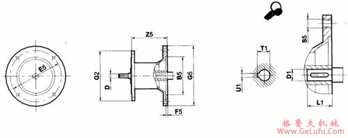 JK系列减速电机产品附件一标准电机接盘(图2)
