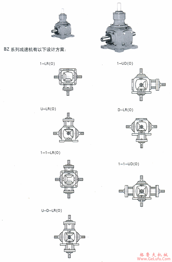 BZ系列螺旋锥齿轮转向箱设计方案(图2)