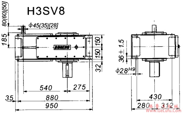 H3SV系列外型及安装尺寸图(图3)
