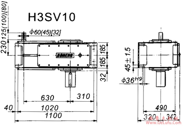 H3SV系列外型及安装尺寸图(图4)