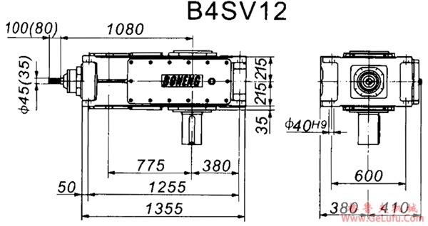 B4SV系列外型及安装尺寸图(图5)