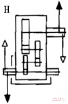 H系列布置形式（实心轴）(图42)