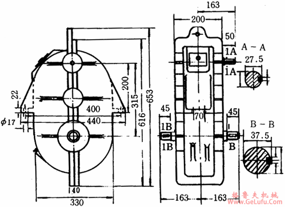 B315型圆柱齿轮减速机(图2)