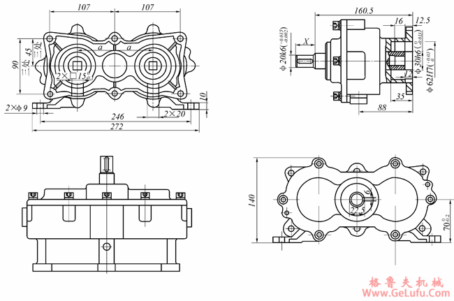 AJ48齿轮减速机 (图2)