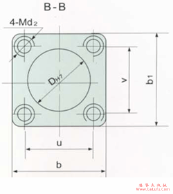 TW系列轴装式减速机外形及安装尺寸(图4)