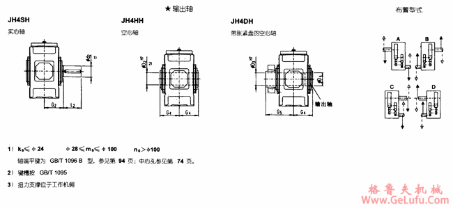 JH4.H型平行轴工业齿轮箱外形及安装尺寸(规格7...12)(图3) JH4.H型平行轴工业齿轮箱外形及安装尺寸(规格7...12)(图3)