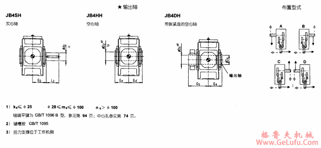 JB4.H型直交轴工业齿轮箱外形及安装尺寸（规格5...12）(图3)