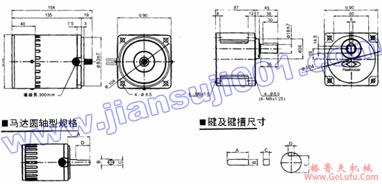 单相感应马达（出力120W-150W）(图3)