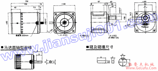 单相感应马达（出力60W-90W）(图3)