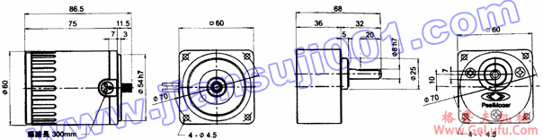 单相可逆式感应马达（6W-15W）(图2)