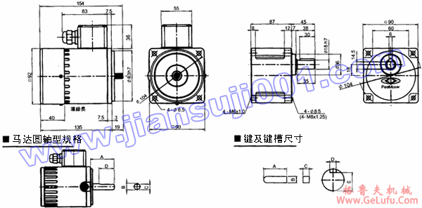 三相感应马达附接线盒（出力60W-90W）(图3)