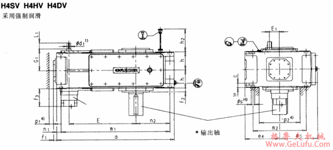 H3.V平行轴齿轮箱三级传动立式安装(图3)