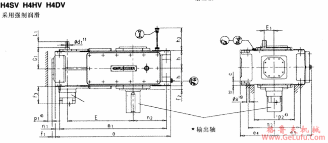 H4.V型平行轴齿轮箱四级传动立式安装(图3)