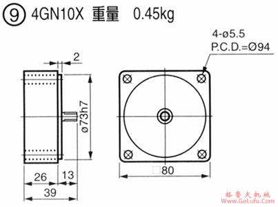 US无段变速马达尺寸图(图10)