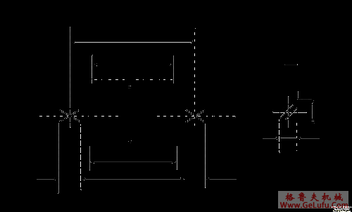 DY1型油冷式电动滚筒安装尺寸(图2)