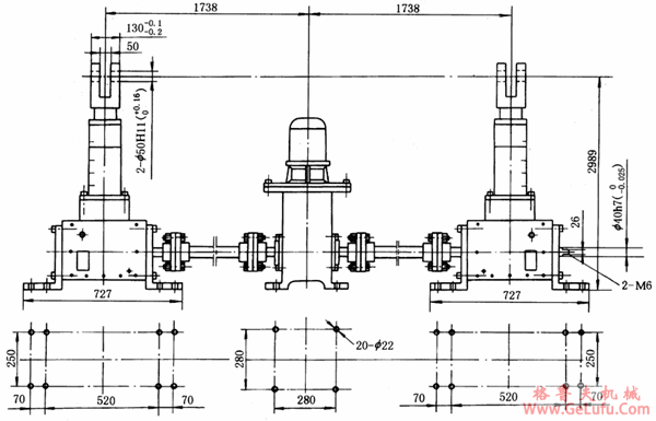 TDT双联同步电动推杆(图2)