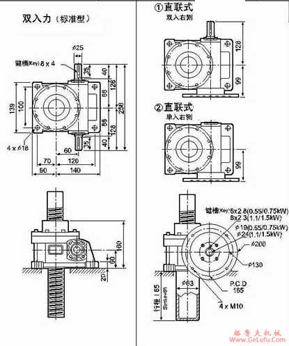 WSH系列蜗杆升降机附图(图4)
