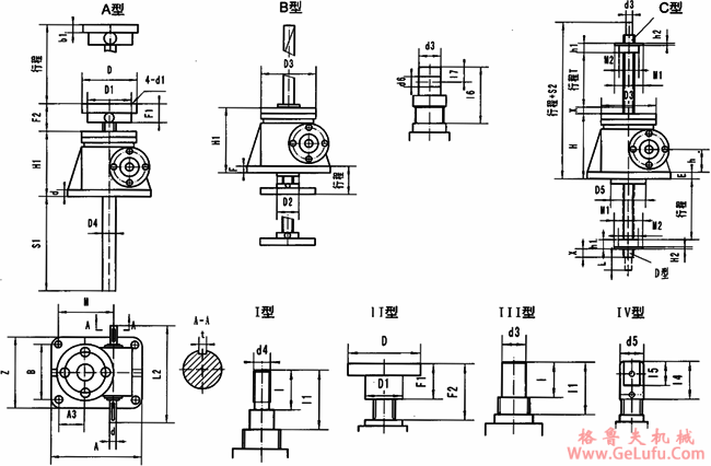 WCQL型升降机主要参数及尺寸 (图2)