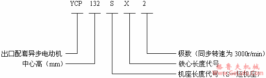 YCP系列（IP54）三相异步电动机特点(图2)