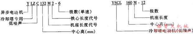 YSCL、YLZC系列冷却塔专用低噪声三相异步电动机结构简介及特点(图2)