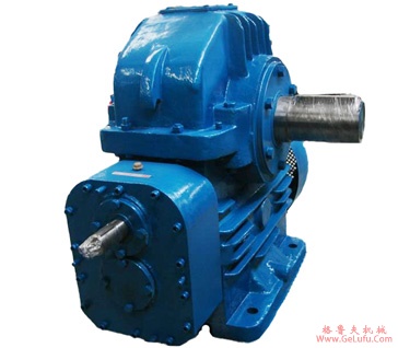 E系列斜齿轮蜗杆减速机EA37外形安装尺寸